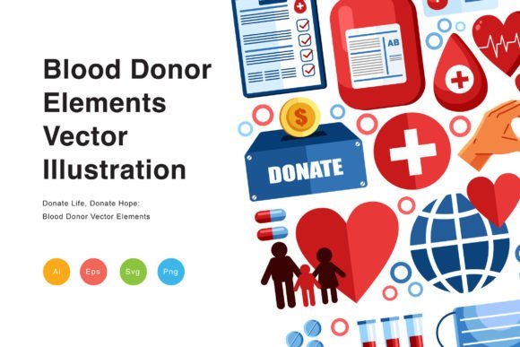 A Designer's Look at Blood Donor Elements for Embroidery