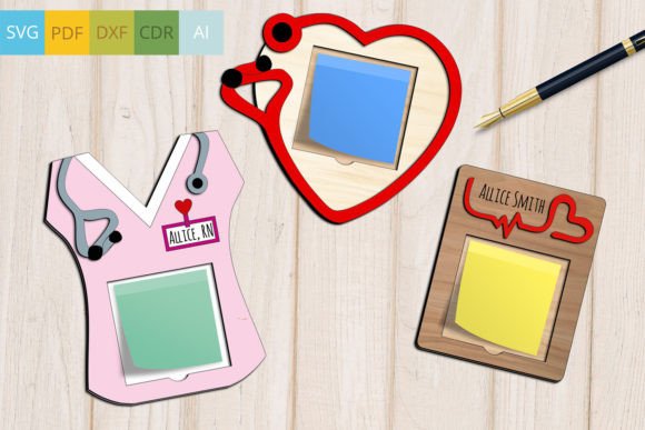 A Designer's Look at the Doctor Nurse Dentist Sticky Note Hold