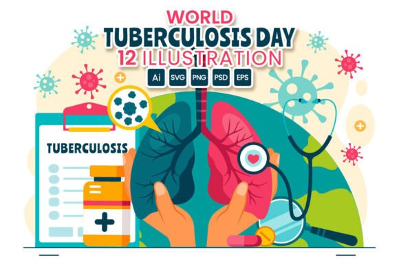 A Designer's Practical Review of 12 World Tuberculosis Day Illustration