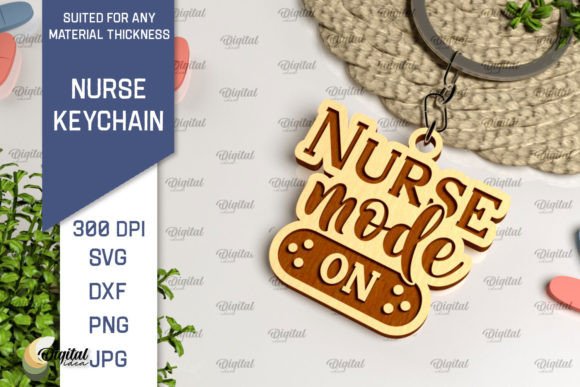 A Nurse Keychain Design for Your Embroidery Projects