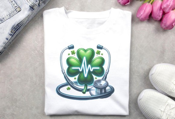 A Nurse's Heartbeat Stethoscope Shamrock Embroidery Review