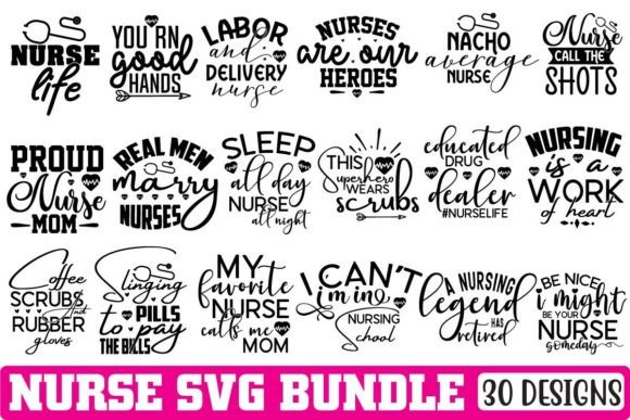 A Practical Review of Nurse SVG Design Bundle Vol.13