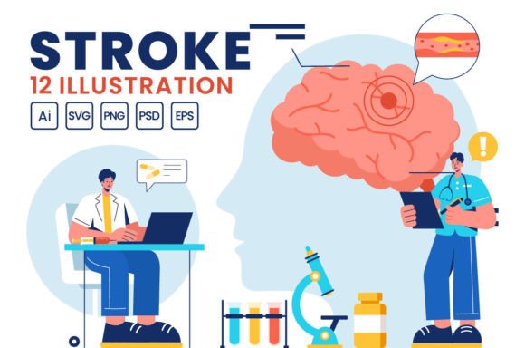 A Practical Review of the Brain Stroke Illustration for Embroidery