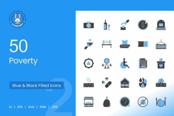 A Real-World Review of 50 Poverty Blue Black Icons for Embroidery
