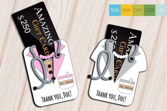 A Unique Gift Card Holder for Medical Professionals