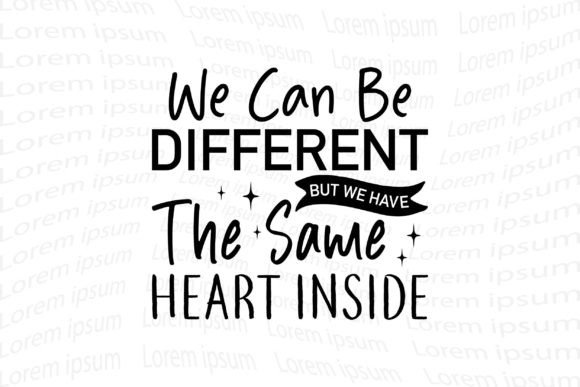 Embracing Unity: We Can Be Different but Same