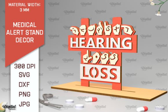 Evaluating a Hearing Loss Medical Alert Laser-Cut Stand