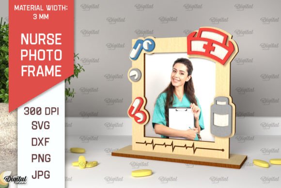Evaluating the Nurse Photo Frame LaserCut Embroidery Design